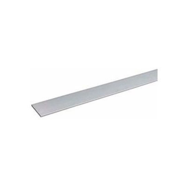 M-D M-D® Aluminum Flat Bar, 48"L x 2"W x 1/8"H, Mill Silver 60715